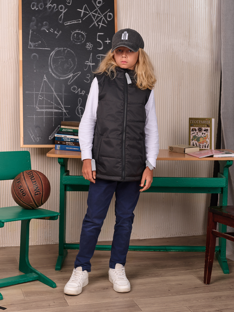 Жилет детский  SCHOOL черный