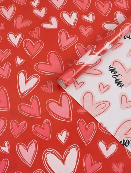 Бумага глянцевая двухсторонняя «Просто люблю», 70×100 см