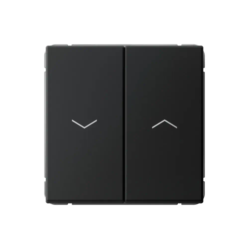 ARTGALLERY 2-клавишный ВЫКЛЮЧАТЕЛЬ ДЛЯ ЖАЛЮЗИ, 2х сх.4, 10А, механизм, быстрозажим. клем., КАРБОН