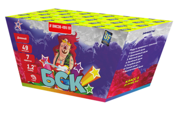 Дневная батарея салютов "БСК" (49/1,2) JF DMC30-49V/01