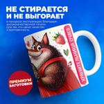 Кружка ТМ Ларец, подарок на 8 марта, 330мл, 1шт.