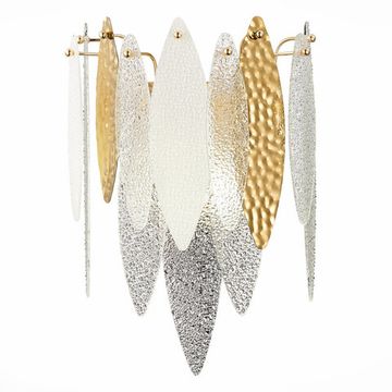 Бра 2*E14 SL1224.201.02 золотистый/прозрачный Lastra ST-Luce