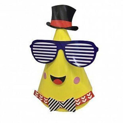 Колпак с декором "Вечеринка" Желтый