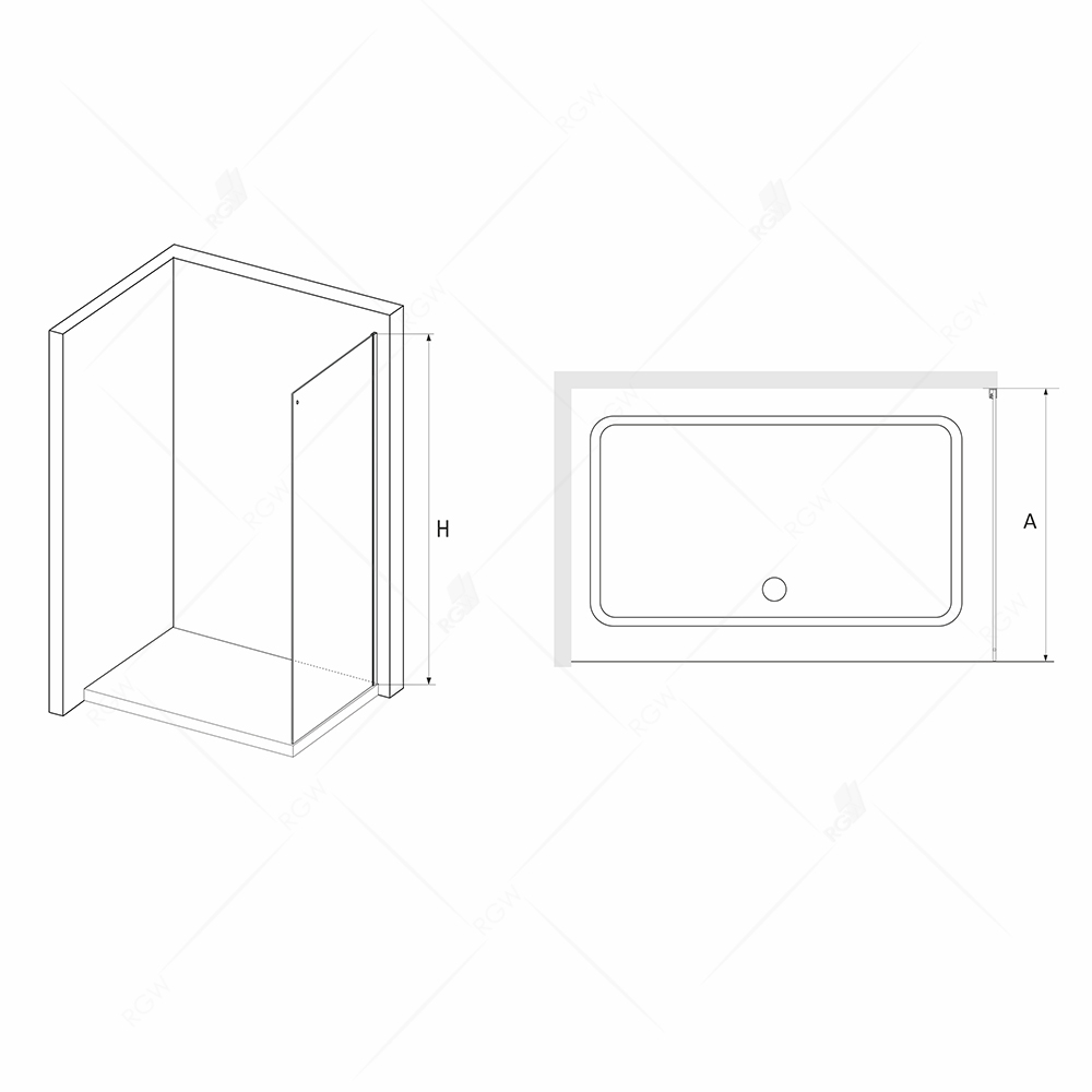 Боковая панель RGW Z-15 (Прозрачное, 900)
