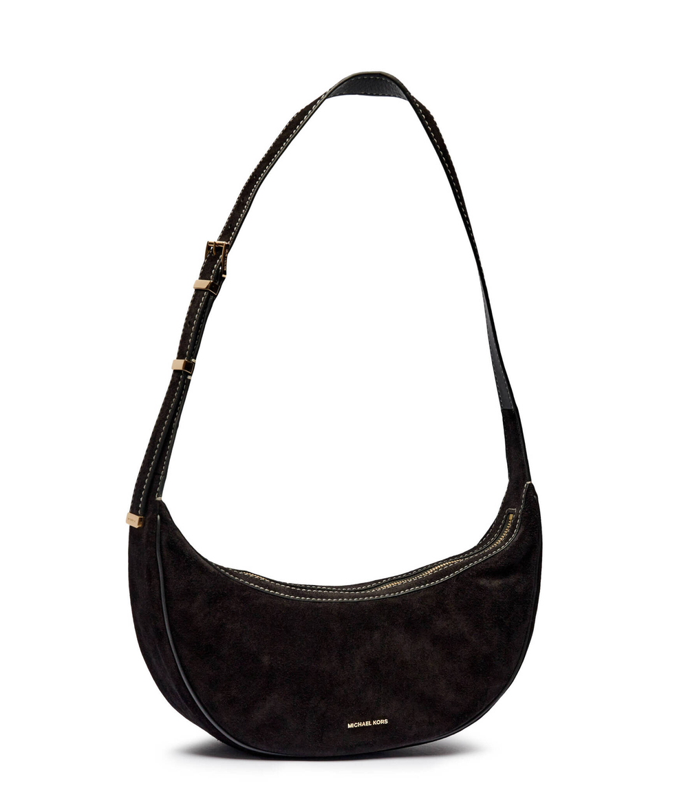 Кожаная сумка хобо Michael Kors - черный(32T4G1FC6S)