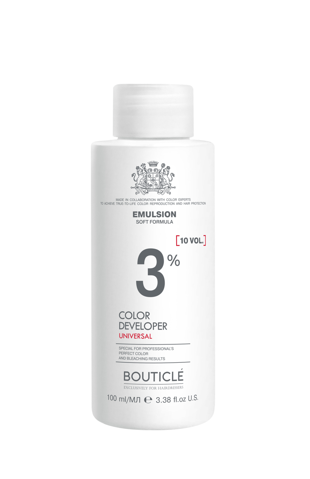 Оксидант-лосьон 3% - “Bouticle color developer 10 vol"  (100 мл)