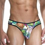 Мужские трусы стринги с цветочным принтом Cosmos Colors FR10_GP