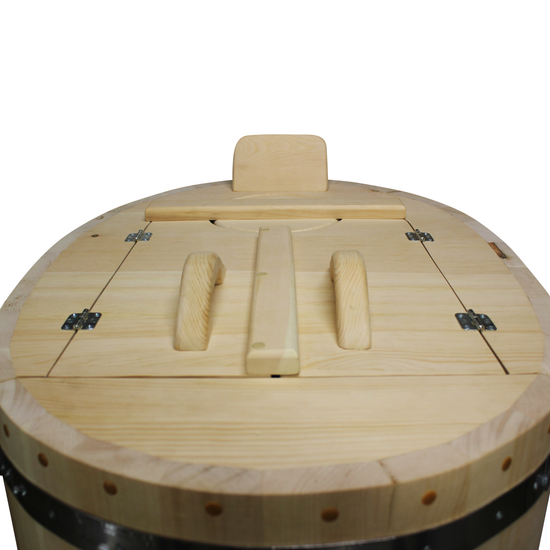 Комплект "БИЗНЕС ПРОТОЧНЫЙ" (кедровая бочка с парогенератором)