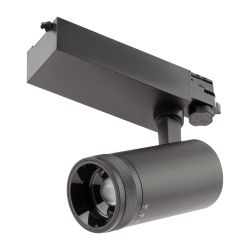 Трековый светильник трехфазный ЭРА STR-30-99-40K-B30 светодиодный 30Вт регулируемый луч 4000K черный