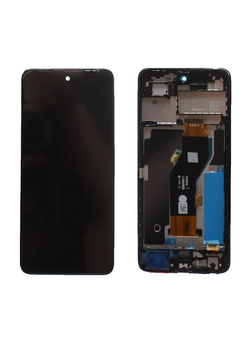 Дисплей для Tecno Spark Go 2024 (BG6) с тачскрином и рамкой Черный - OR