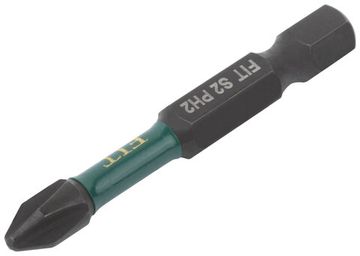 Биты кованые ударные, сталь S2, односторонние  50 мм PH2, Профи 10 шт., блистер