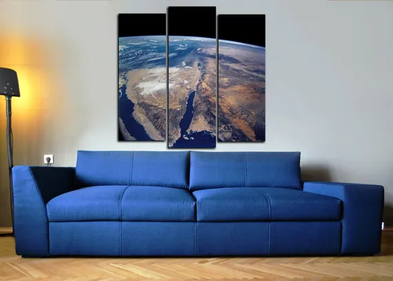 Модульная картина "Вид на землю"