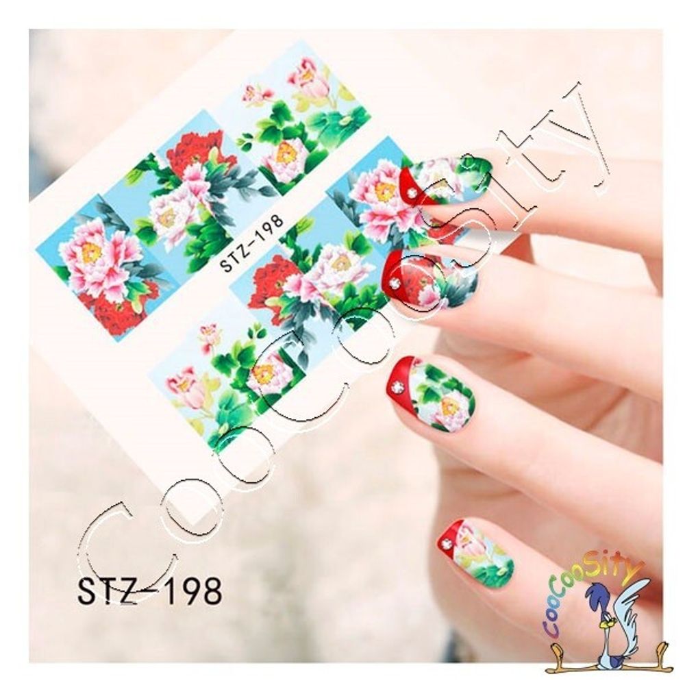 Слайдер-дизайн для ногтей STZ-198