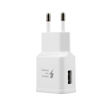 Home Charger Samsung Galaxy S6 (Fast Charge) USB 2A White MOQ:200 (EU) (Orig) 单头