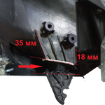 Кронштейн крепления фары для Mitsubishi ASX 2012-2020 г.в.