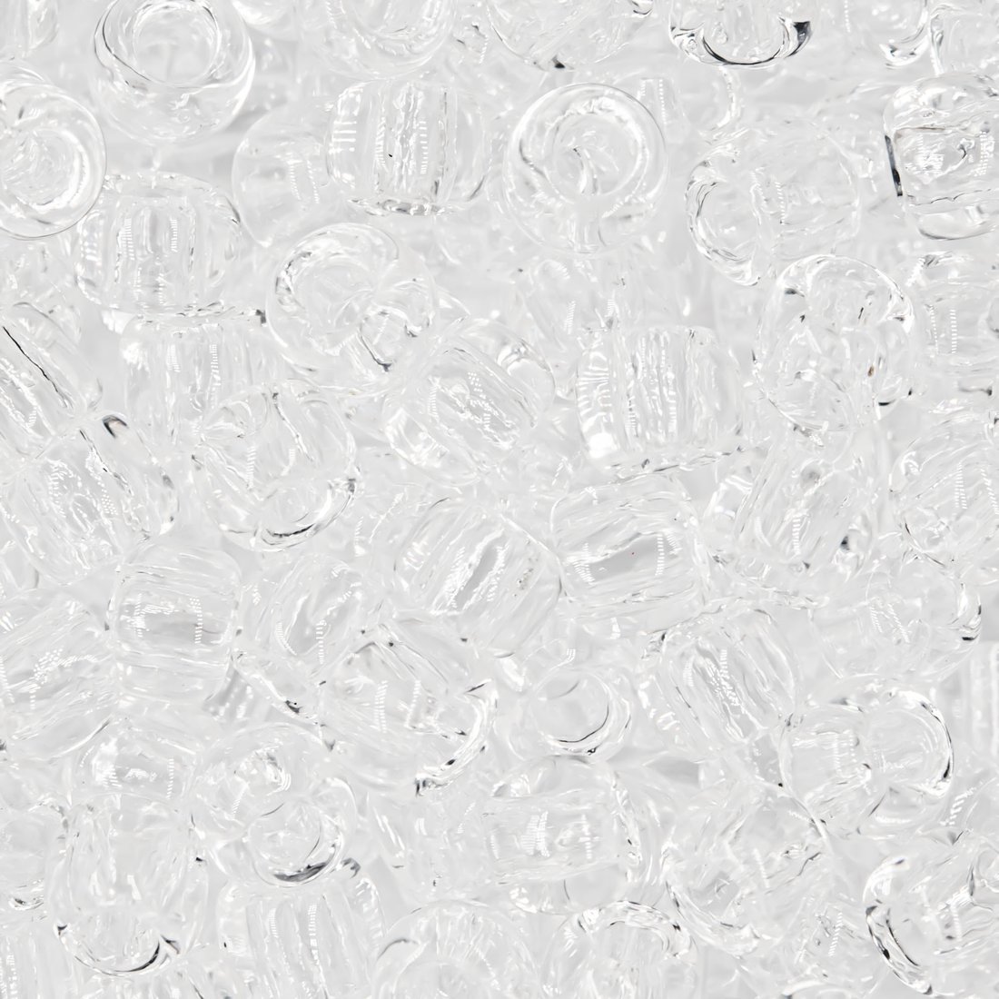 Японский бисер TOHO Round 6/0 (№1), прозрачный