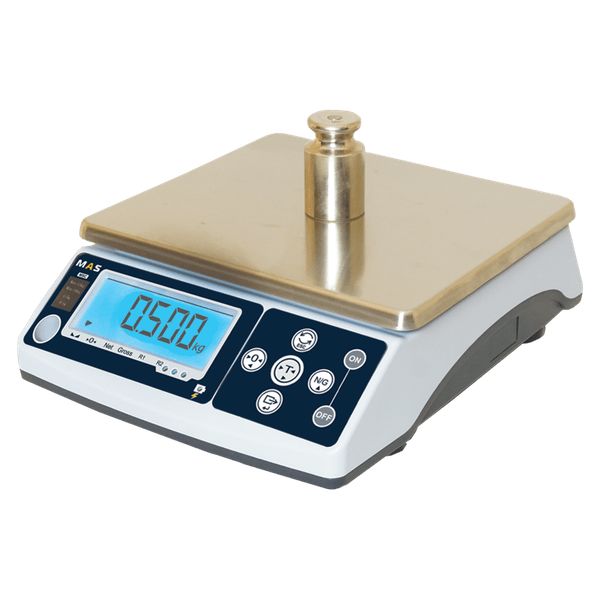 Весы фасовочные/порционные настольные MAS MASter MSC-25, 25кг, 5гр, 250х215, с поверкой