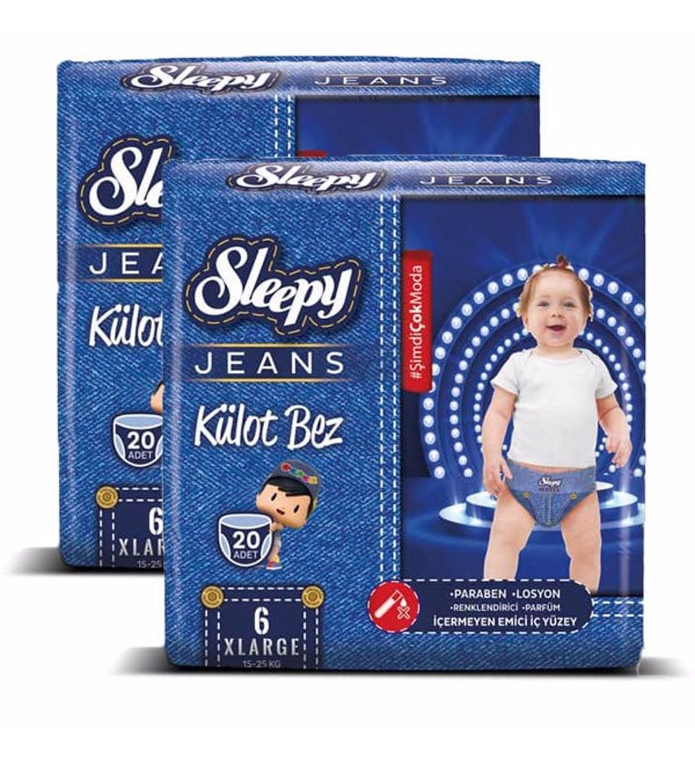 Подгузники №6 Sleepy Jeans