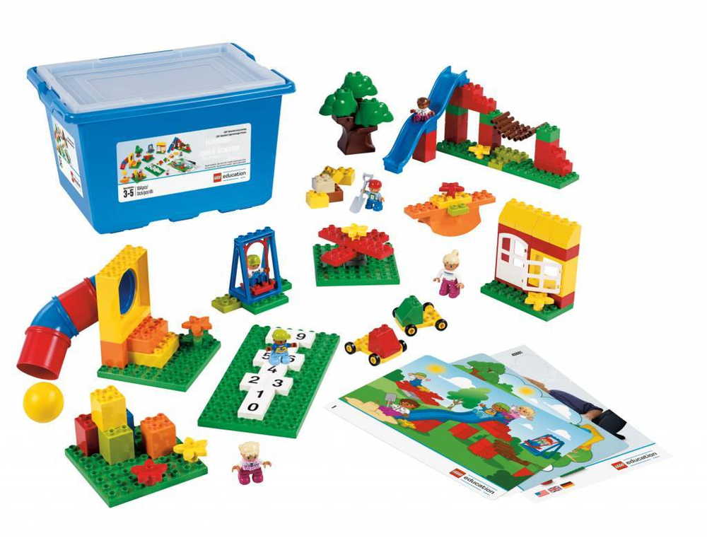 Lego Education Duplo: Детская площадка 45001 — Playground Set with Storage — Лего Образование