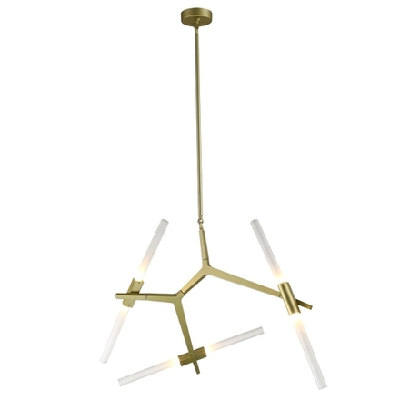 Ceiling design lamp  AGNES by Roll & Hill (10 lampshades,  Gold)