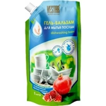 Средство для мытья посуды гель-бальзам 1л Вестар Гранат дой-пак