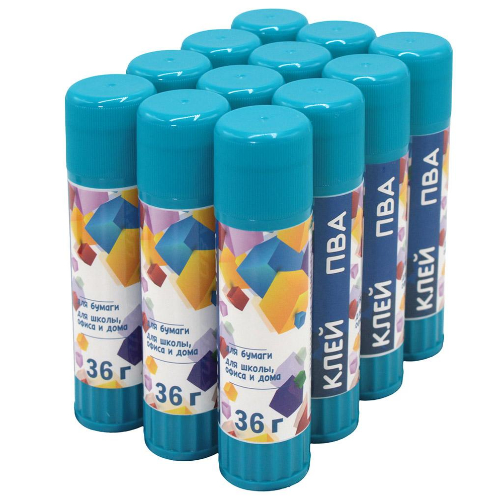 Клей-карандаш на сонове ПВА 36 г " LITE" (Центрум)