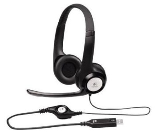 Наушники Logitech Stereo Headset H390 черный