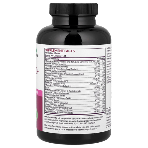 Futurebiotics, мультивитамины для женщин старше 50 лет, 180 таблеток