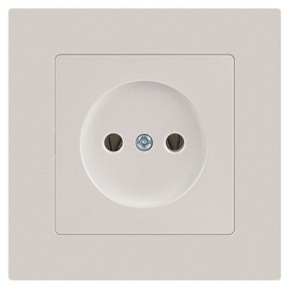 Розетка Intro Accent 6-201-06 2P 16А-250В IP20 СУ AL/CU перламутр