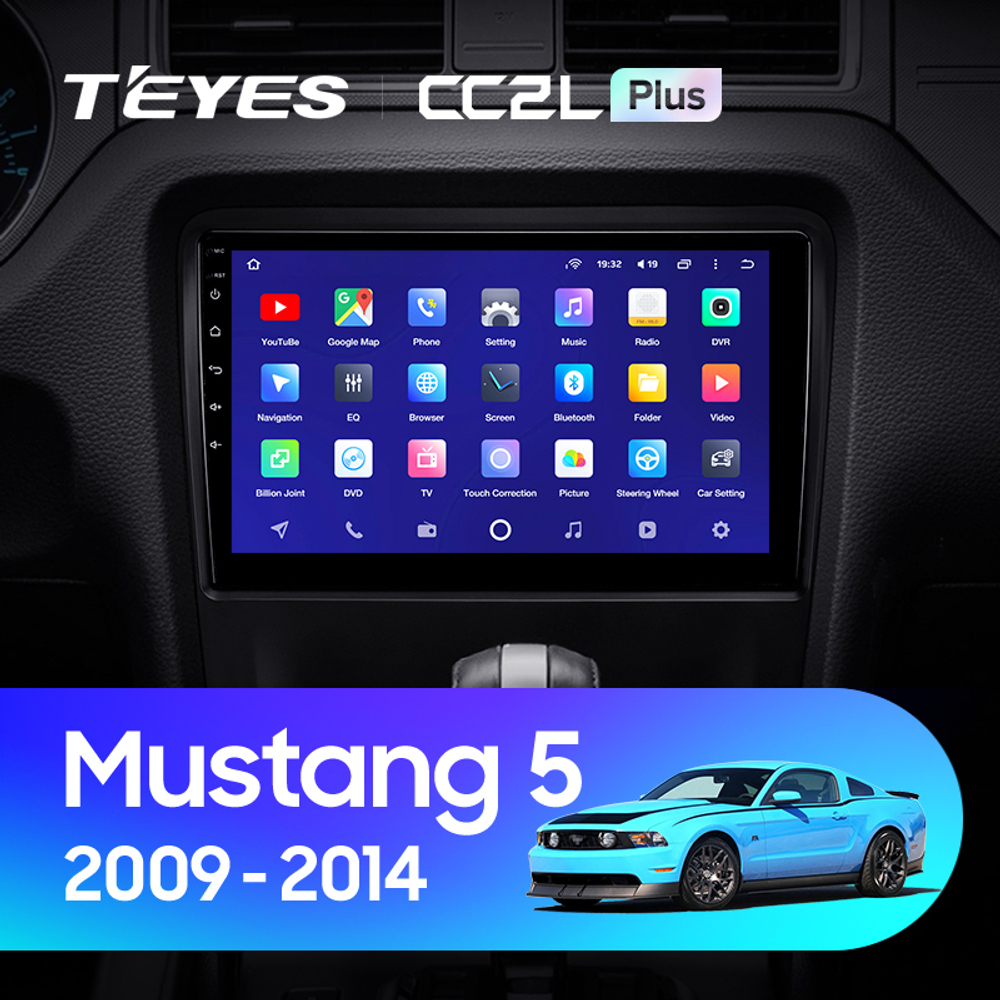 Teyes CC2L Plus 10,2"для Ford Mustang 5 2009-2014