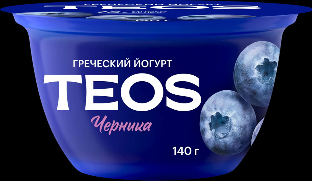 Йогурт"Греческий" 2% 140гр Черника
