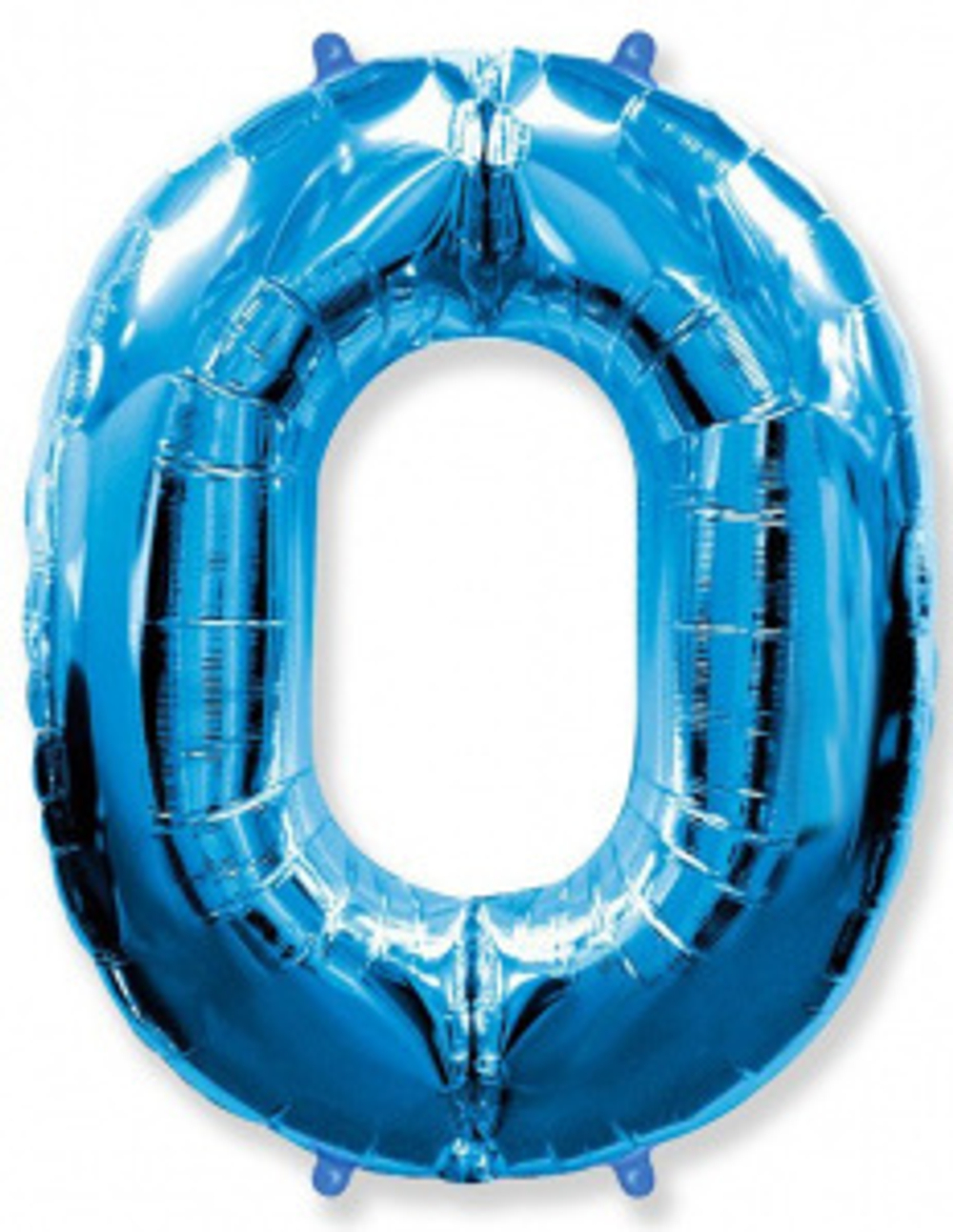 Цифра "0" синий