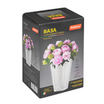 Ваза для цветов "Romantica" 22,5*13см, рельефное стекло