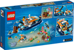 Конструктор LEGO City 60377 Исследовательская водолазная лодка