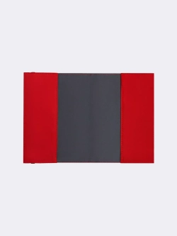 Обложка на паспорт красная "Пион" OLA OLA