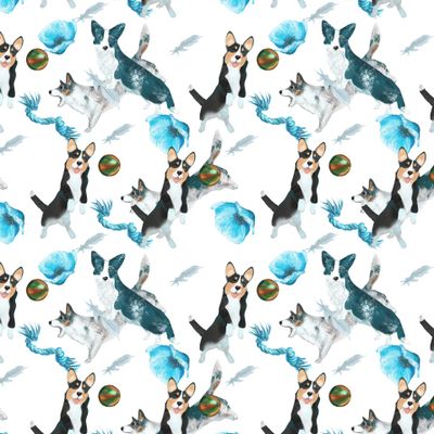 Корги кардиган светлый