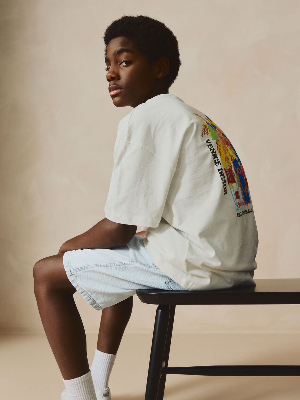 Шорты джинсовые для мальчика Next AC5-635, Светло-голубой