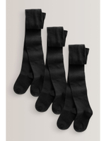 Колготки хлопковые для девочки Next 792-415, 3 шт., Черный