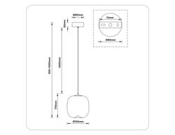 Ambrella Подвесной светодиодный светильник Modern LH11092