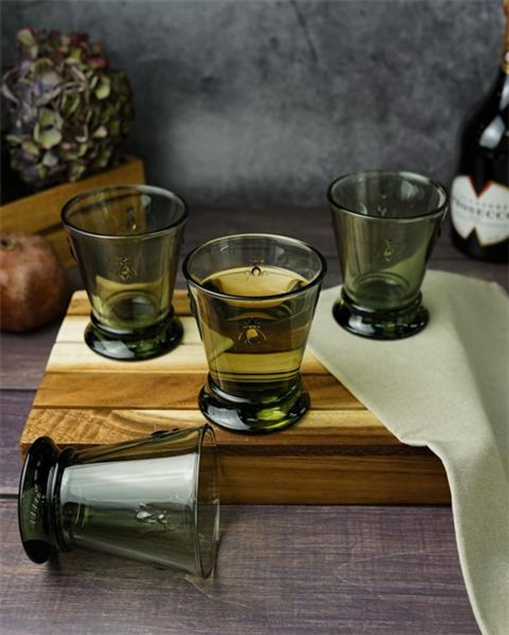 Стакан ABEILLE OLIVE 260 мл, цвет оливковый Стекло