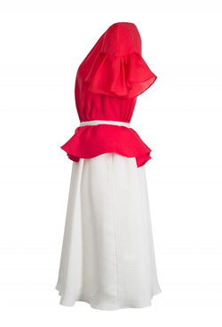 Платье с баской 45-17SS