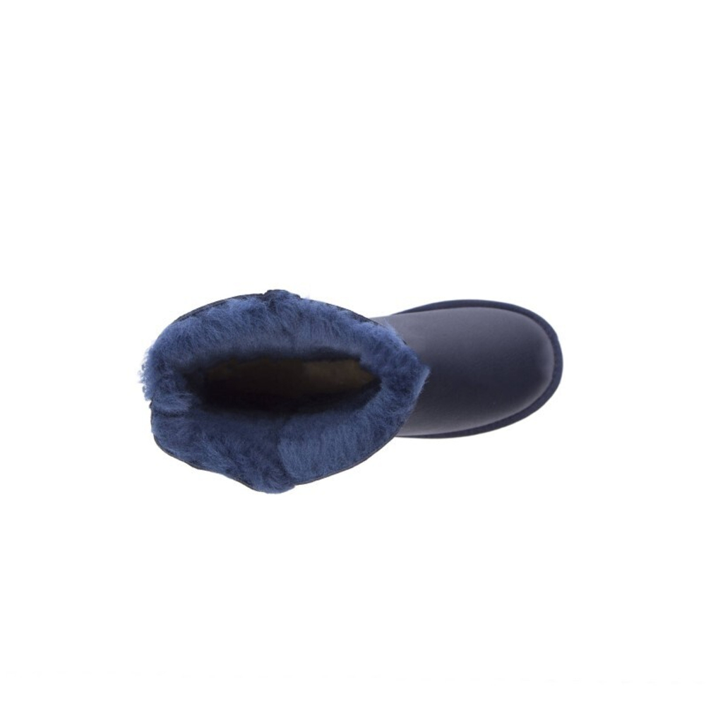Угги Short Zip Metallic Navy