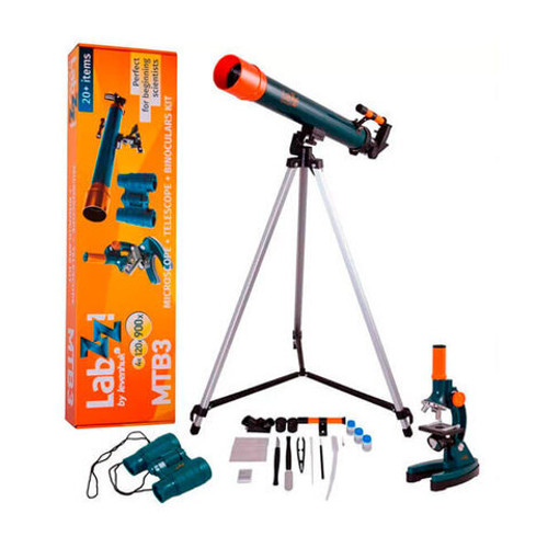 Набор Levenhuk LabZZ MTВ3: микроскоп, телескоп и бинокль