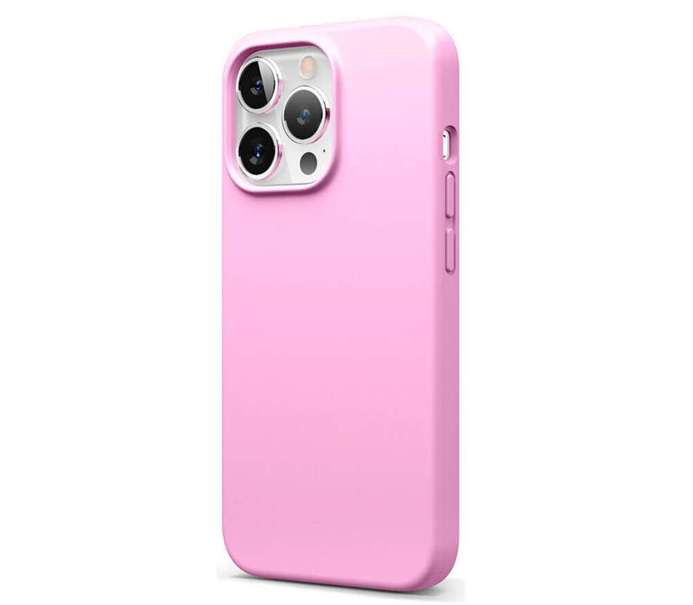 Накладка iPhone 13 Pro силикон pink