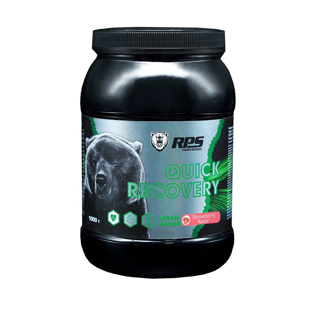 VEGAN GAINER RECOVERY RPS NUTRITION, БАНКА 1000г