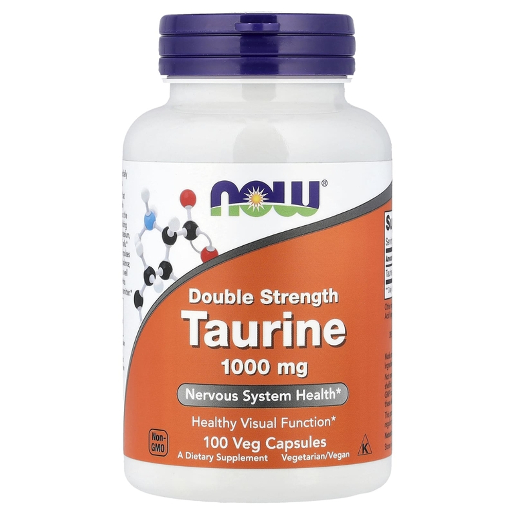 NOW Taurine 1000 мг 100 капсул