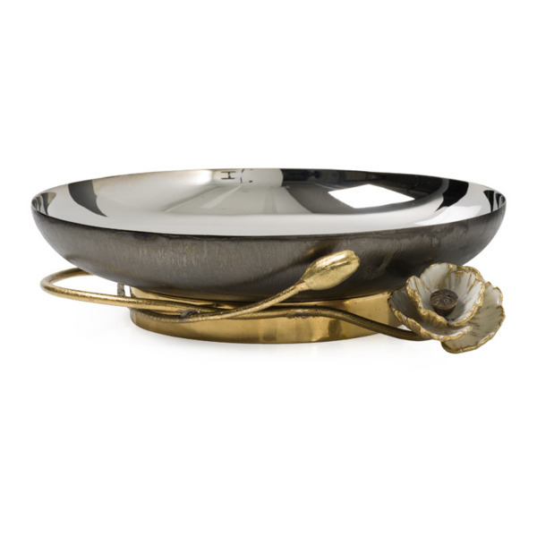 Чаша на ножке 23см Michael Aram Анемоны