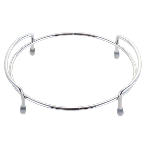 Мыльница овальная Besser BS 0109 (14х10х4,5 см) акриловая на хромированной подставке