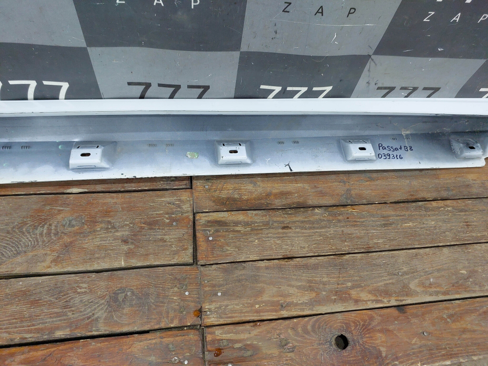 Накладка порога правого Volkswagen Passat B8 14-нв Б/У Оригинал 3G0853858FGRU