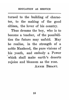 Education As Service | J. Krishnamurti